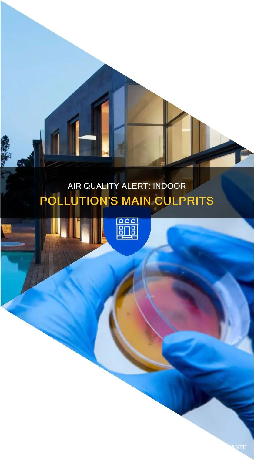 what are the three main causes of indoor air pollution