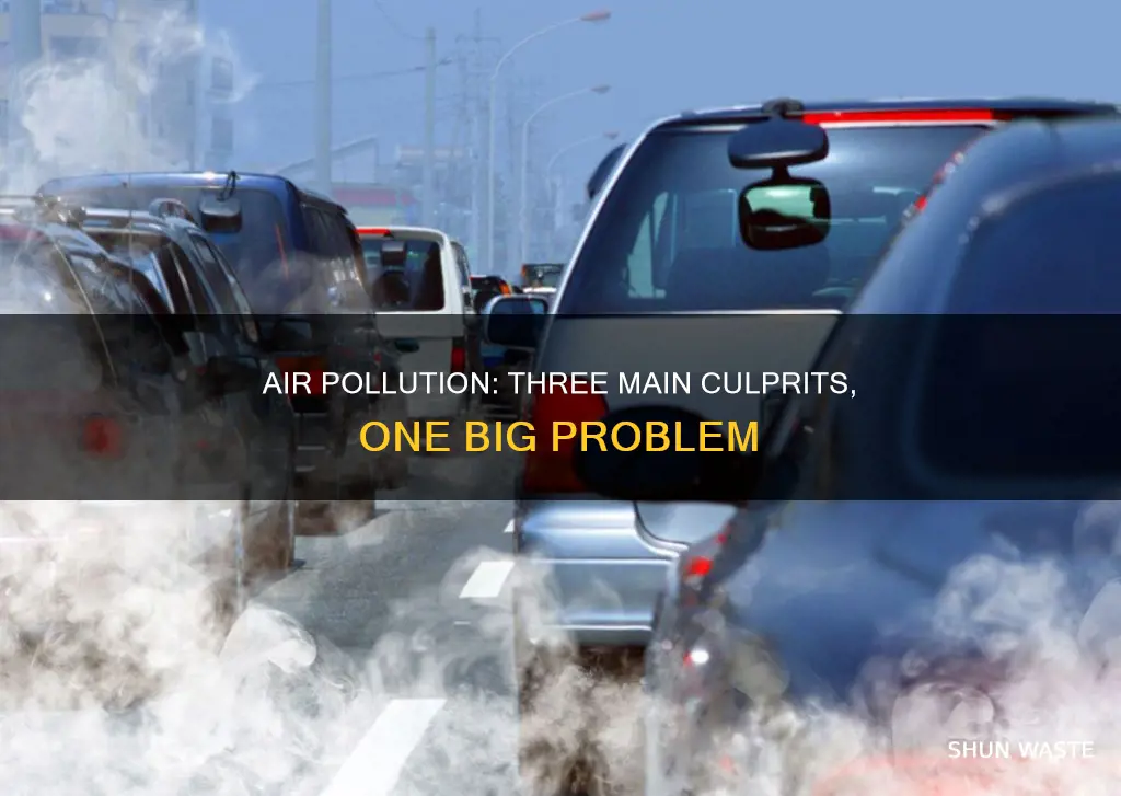 what are the three main rescources of air pollution