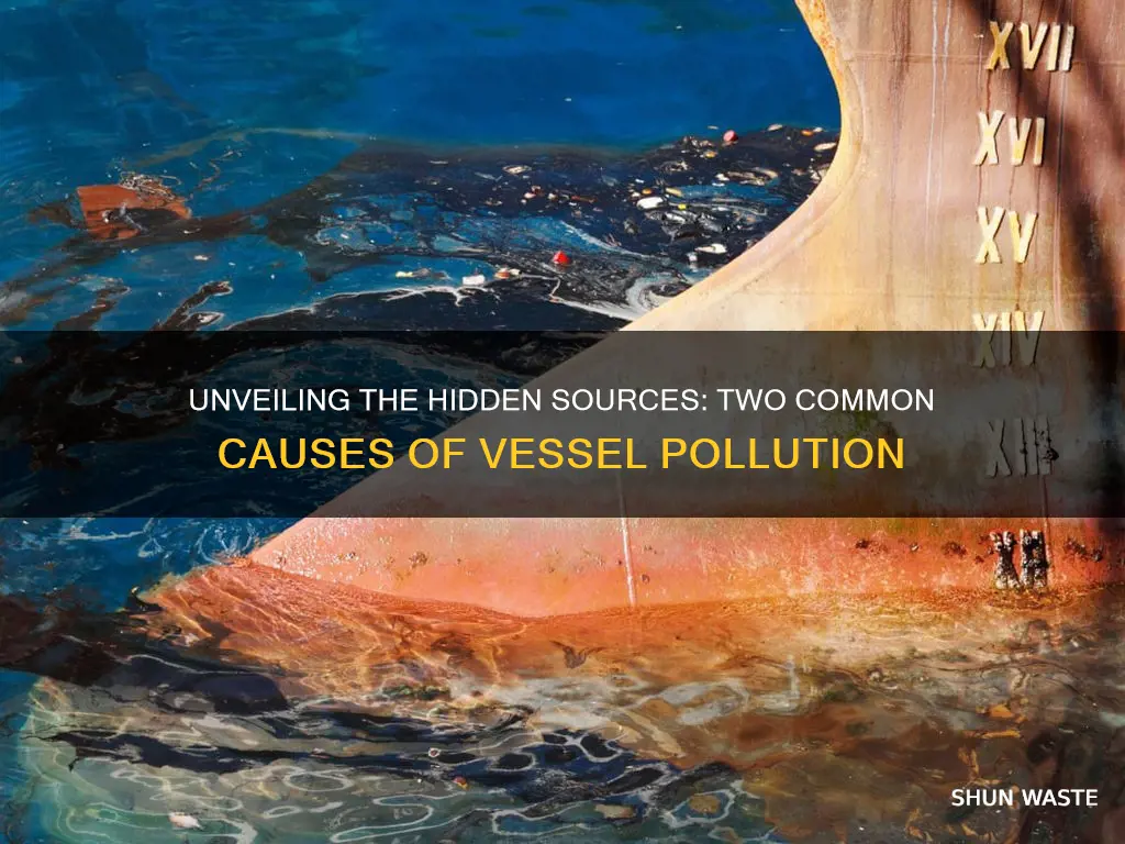 what are the two common causes of vessel sourced pollution