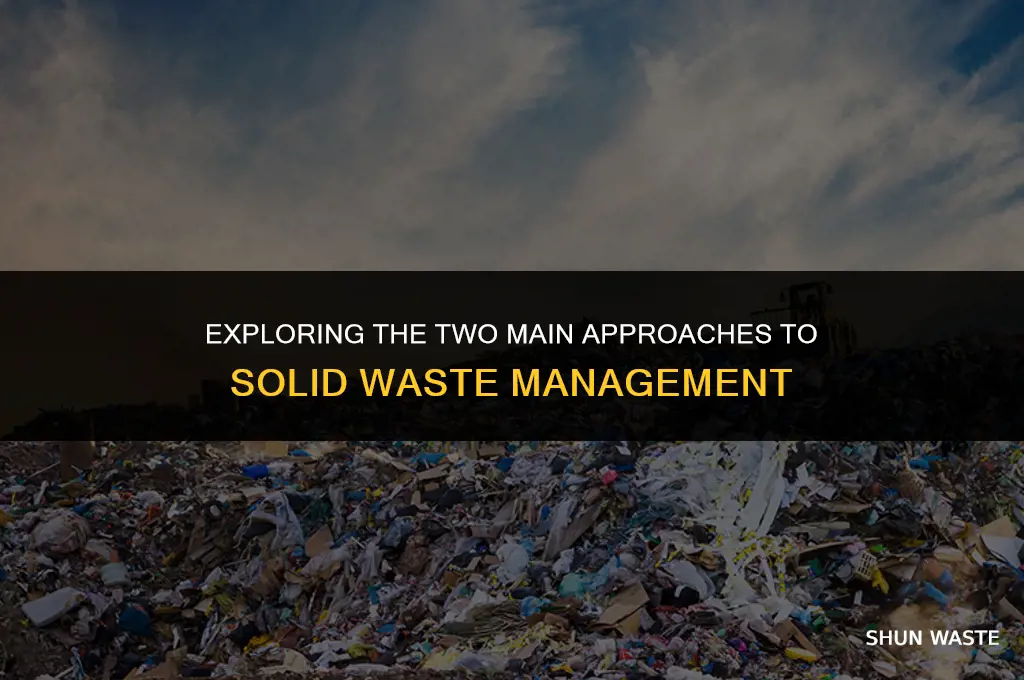what are the two primary methods of solid waste disposal
