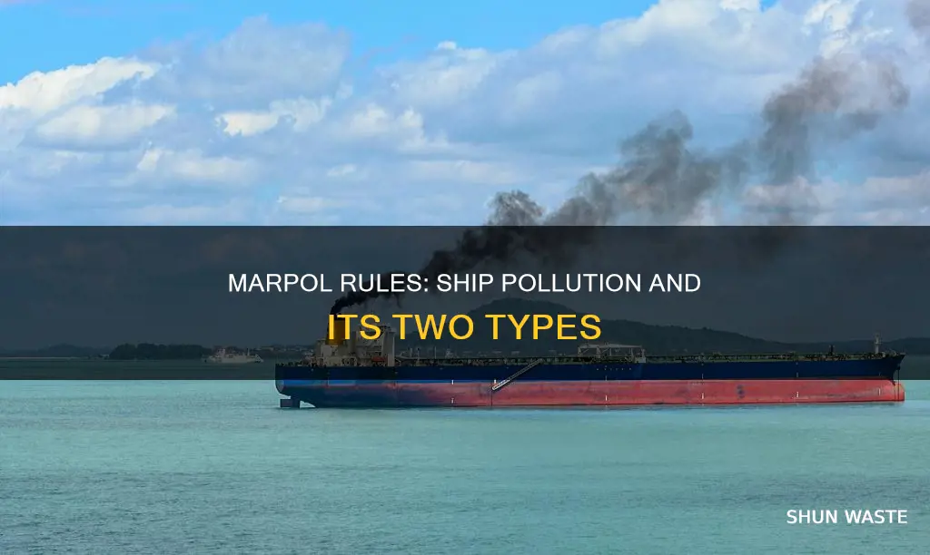 what are the two types of ship sourced pollution marpol