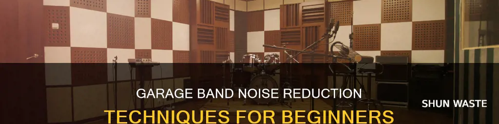 what are the ways to reduce noise pollution garage band