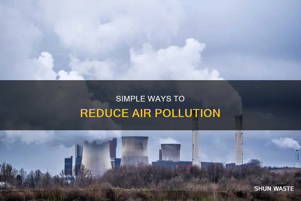 what are things we can do to prevent air pollution