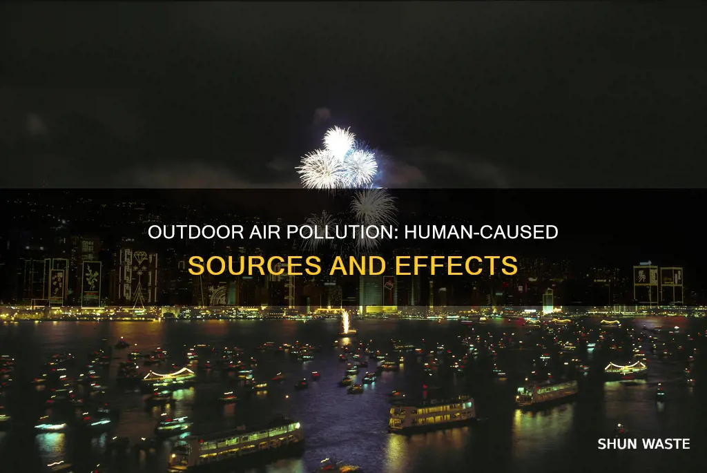 what are two anthropogenic sources of outdoor air pollution