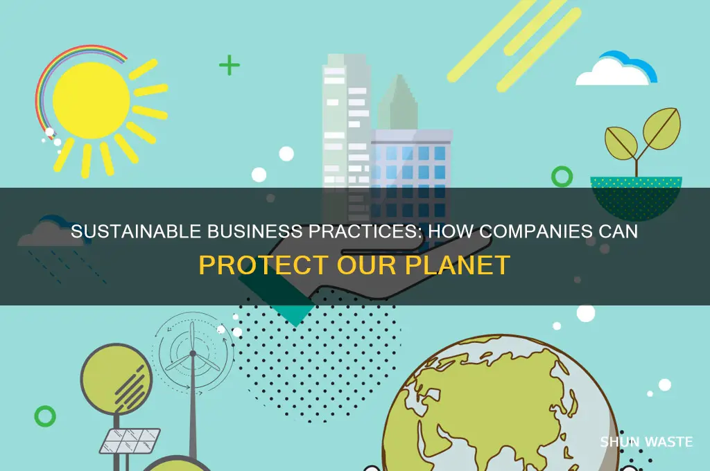 what are ways a company can help save the environment