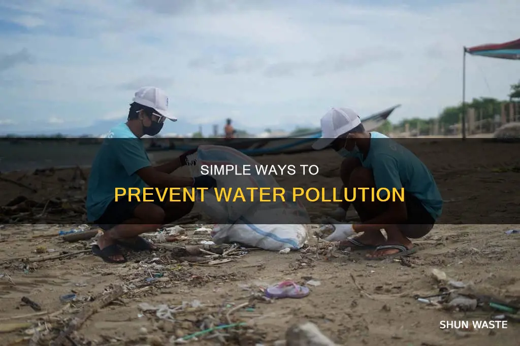 what are ways an individual do to prevent water pollution