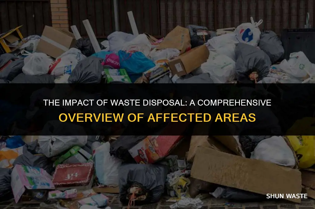what areas are affected by waste disposal