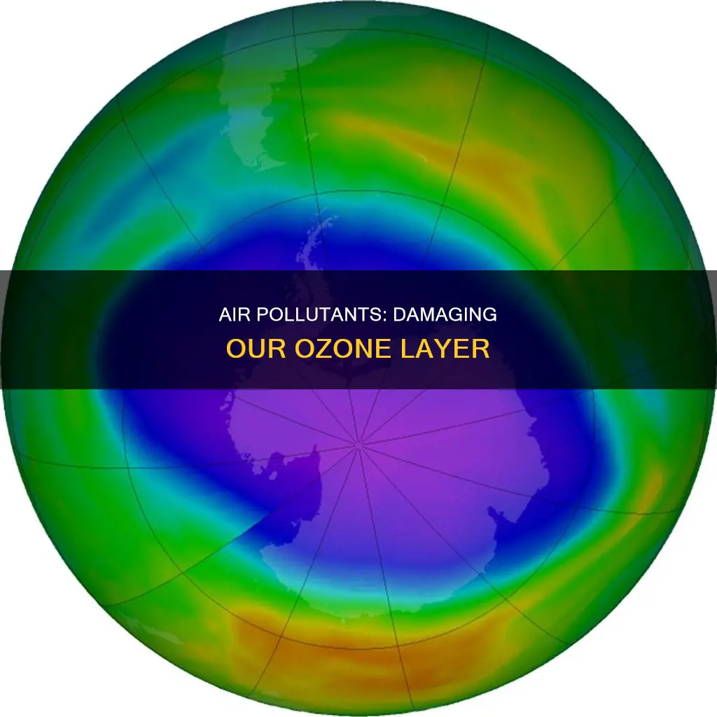 what atmospheric layer is affected by air pollutants