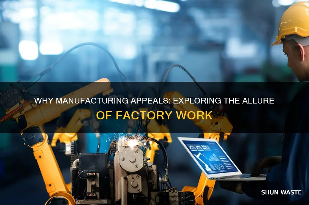what attracts you to working in a manufacturing environment