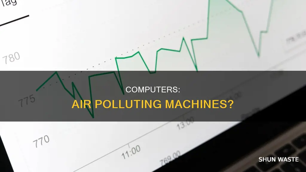 what bad thing do computers emit to pollute the air