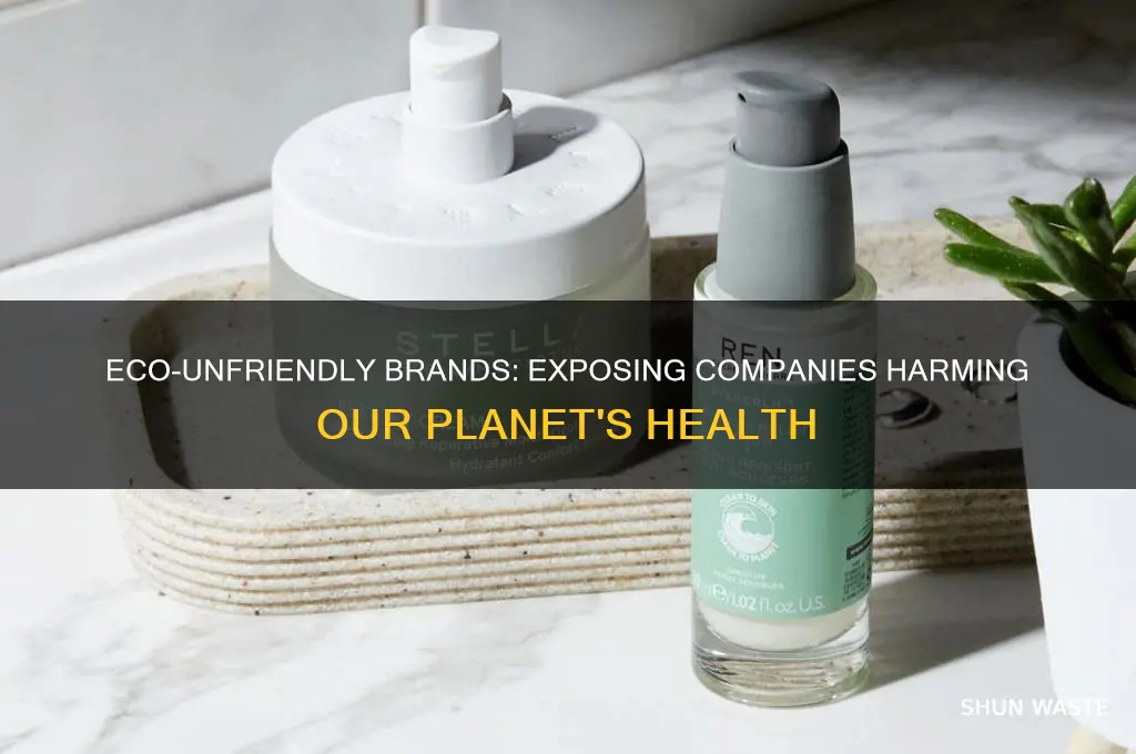 what brands are bad for the environment