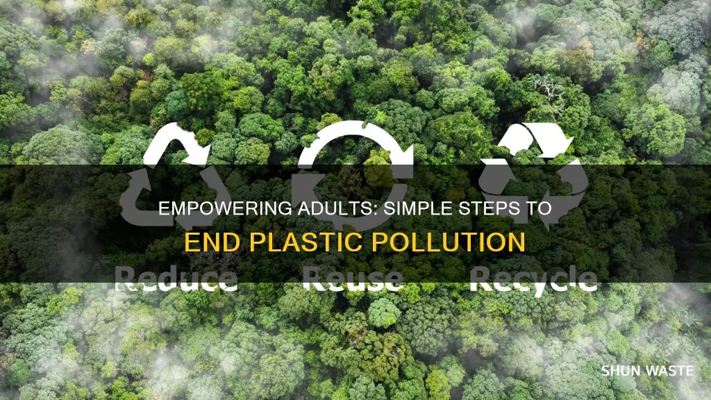 what can adults do to stop plastic pollution