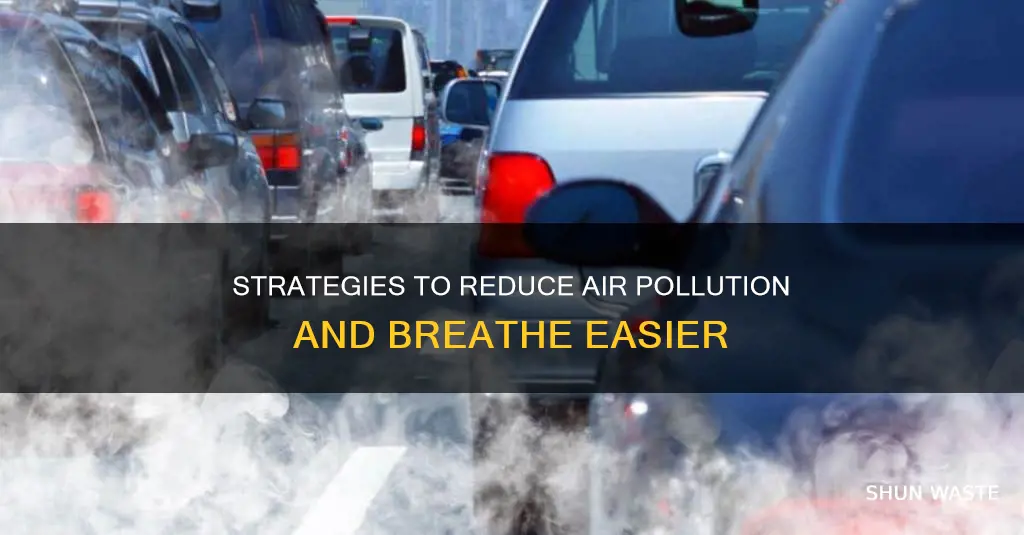 what can be done to lessen air pollution