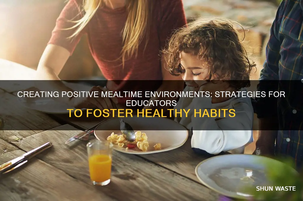 what can educators do to establish a positive mealtime environment