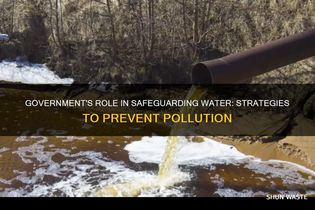 what can government do to prevent water pollution