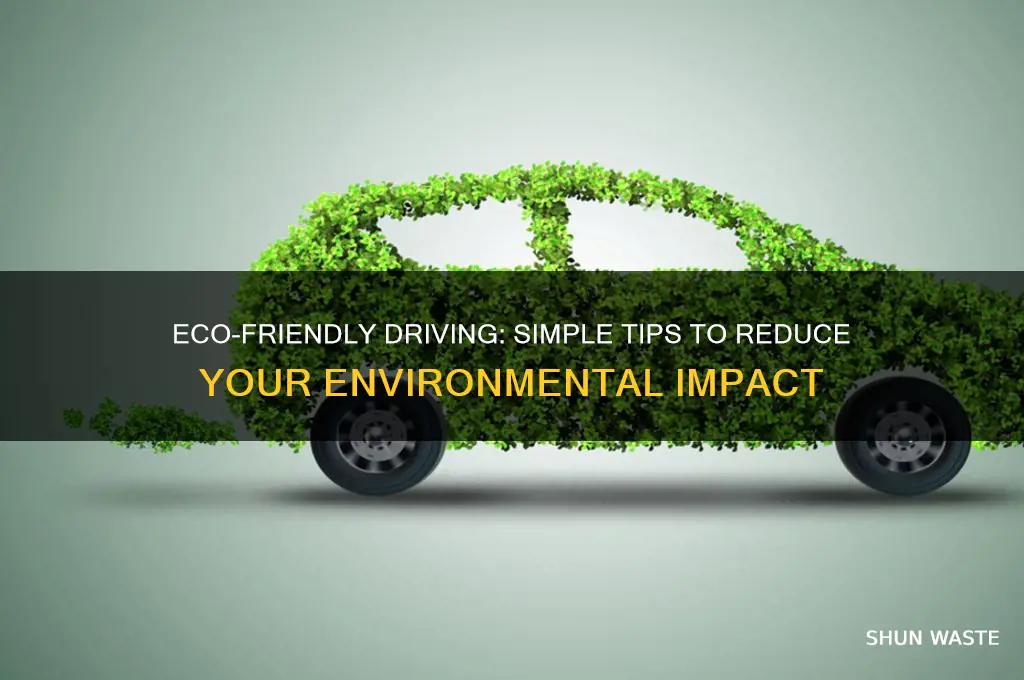 what can i do for the environment while driving