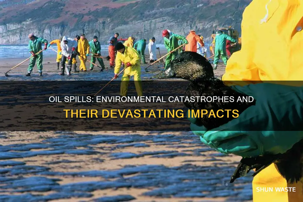 what can oil spills pollute