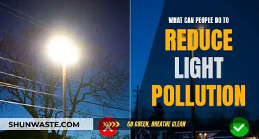 Simple Steps to Reduce Light Pollution