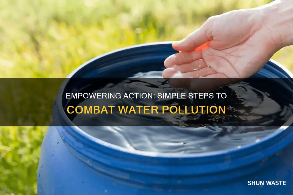 what can people do to stop water pollution