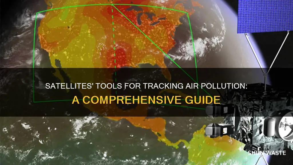 what can satellites use to track pollutants