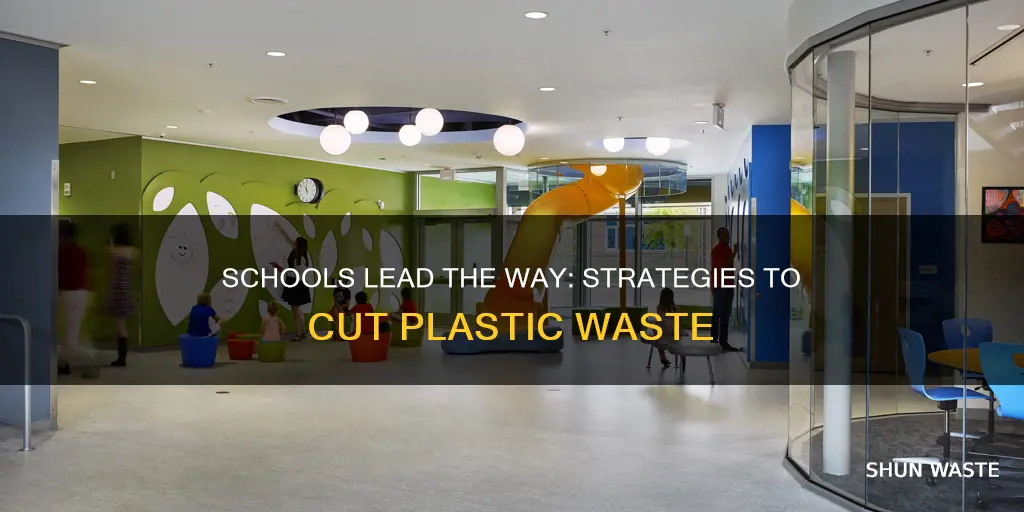 what can schools do to reduce plastic pollution