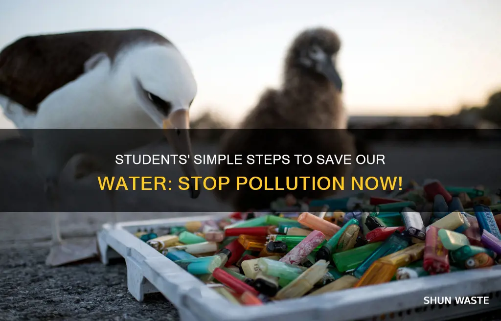 what can students do to stop water pollution