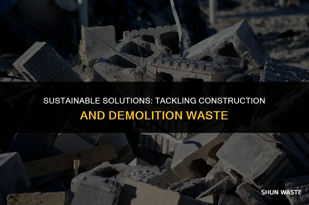 what can we do about construction and demolition waste