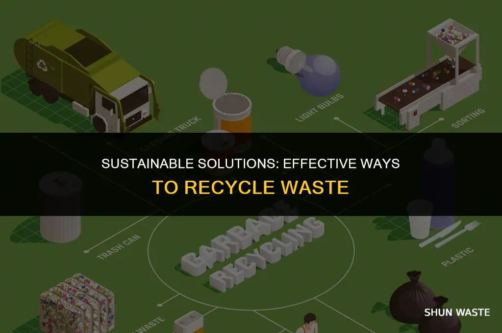 what can we do to recycle waste