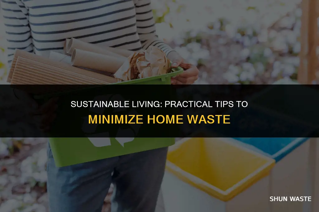 what can we do to reduce waste at home