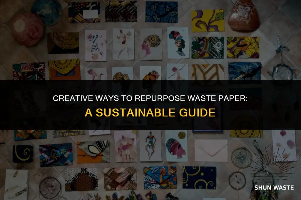 what can we make with waste paper