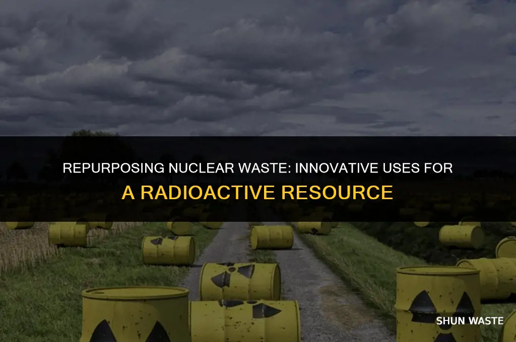 what can we use nuclear waste for