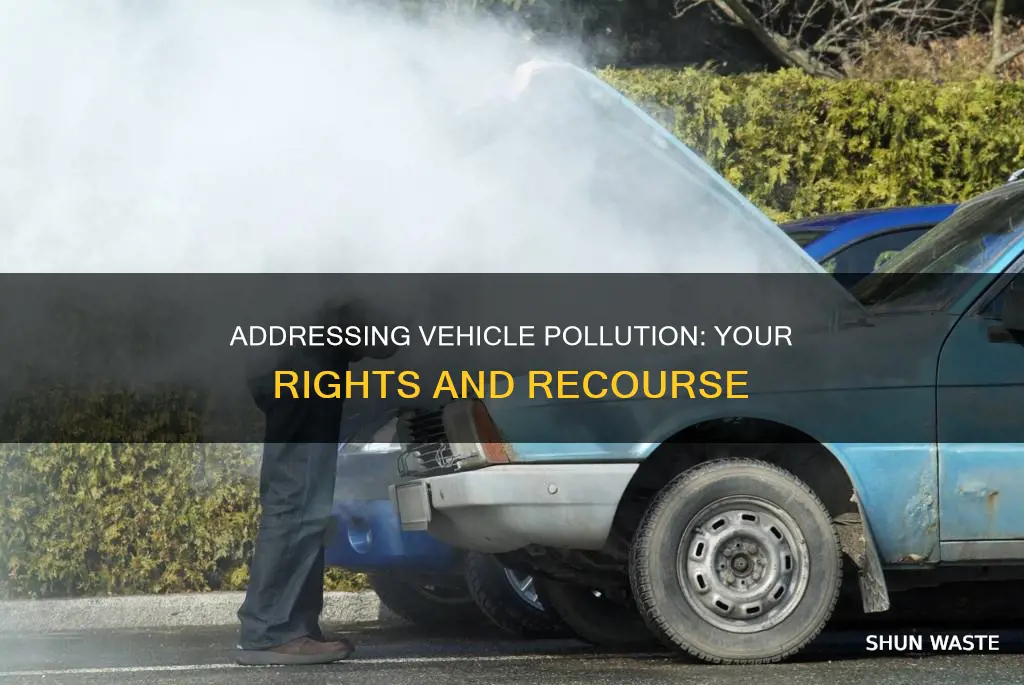 what can you do about a polluting vehicle