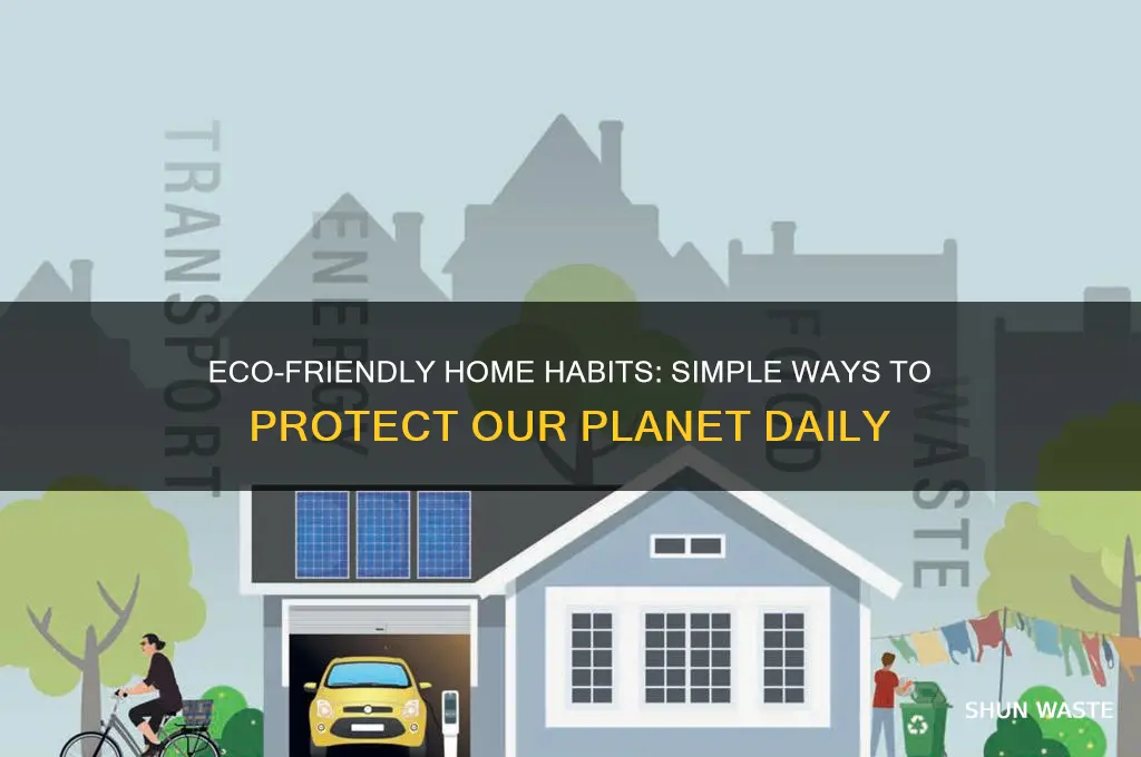 what can you do at home to save the environment