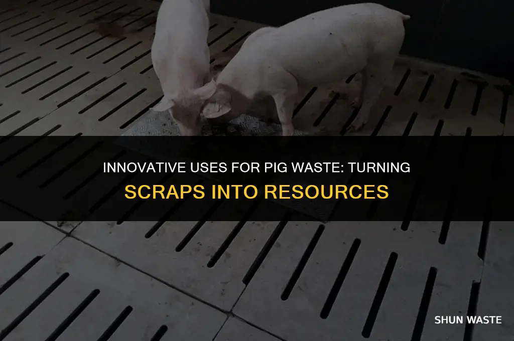 what can you do with pig waste
