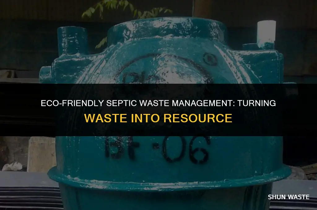 what can you do with septic waste