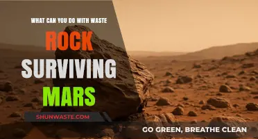 Repurposing Martian Waste Rock: Innovative Survival Strategies