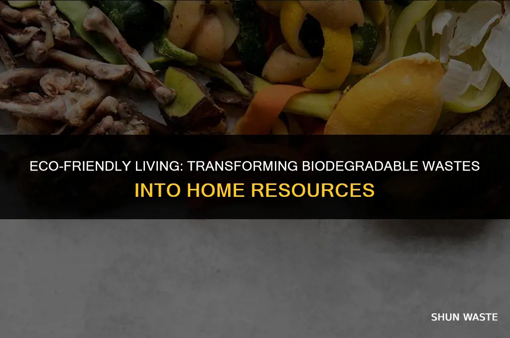 what can you do with your biodegradable wastes at home