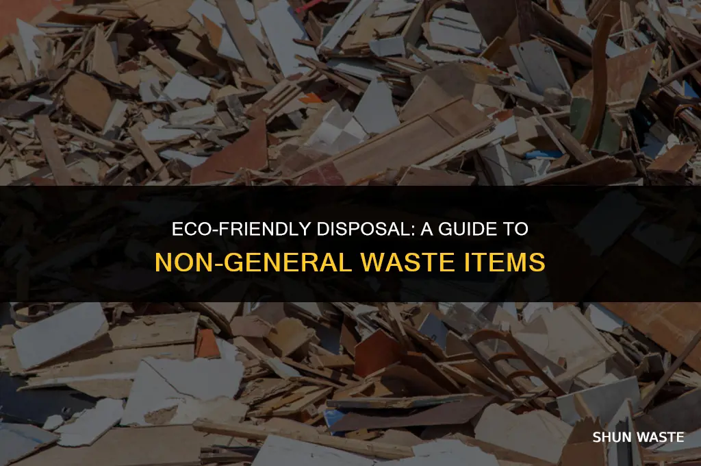 what can you not put in general waste bin