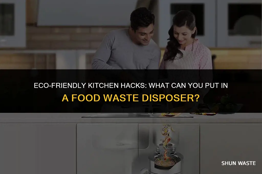 what can you put in a food waste disposer