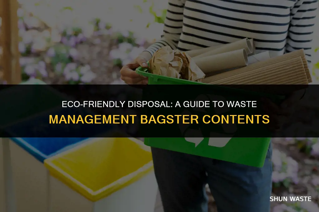 what can you put in a waste management bagster