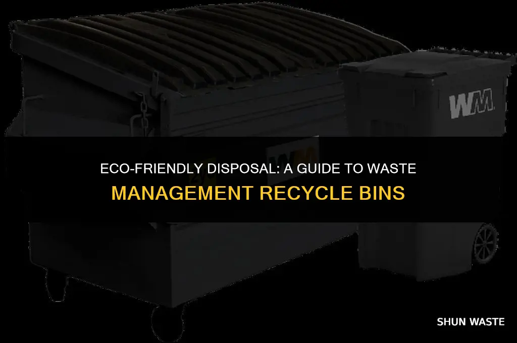 what can you put in waste management recycle bin