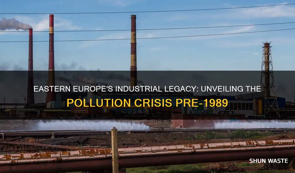 what caused the pollution of eastern europe prior to 1989