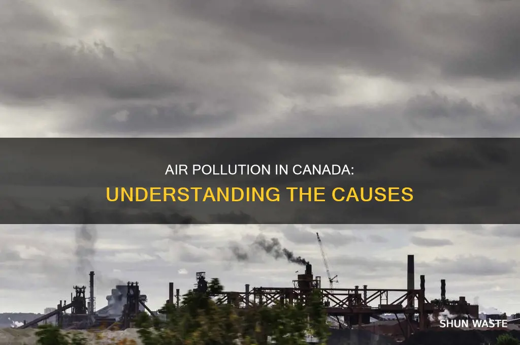 what causes air pollution in canada