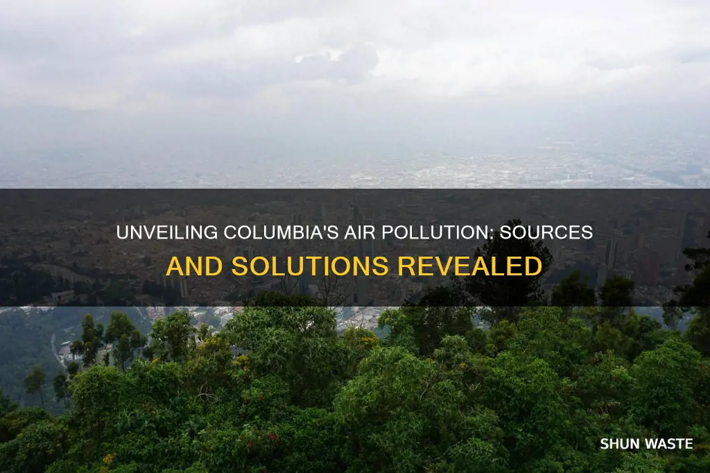 what causes air pollution in columbia