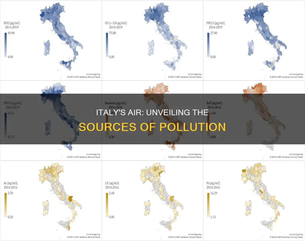 what causes air pollution in italy