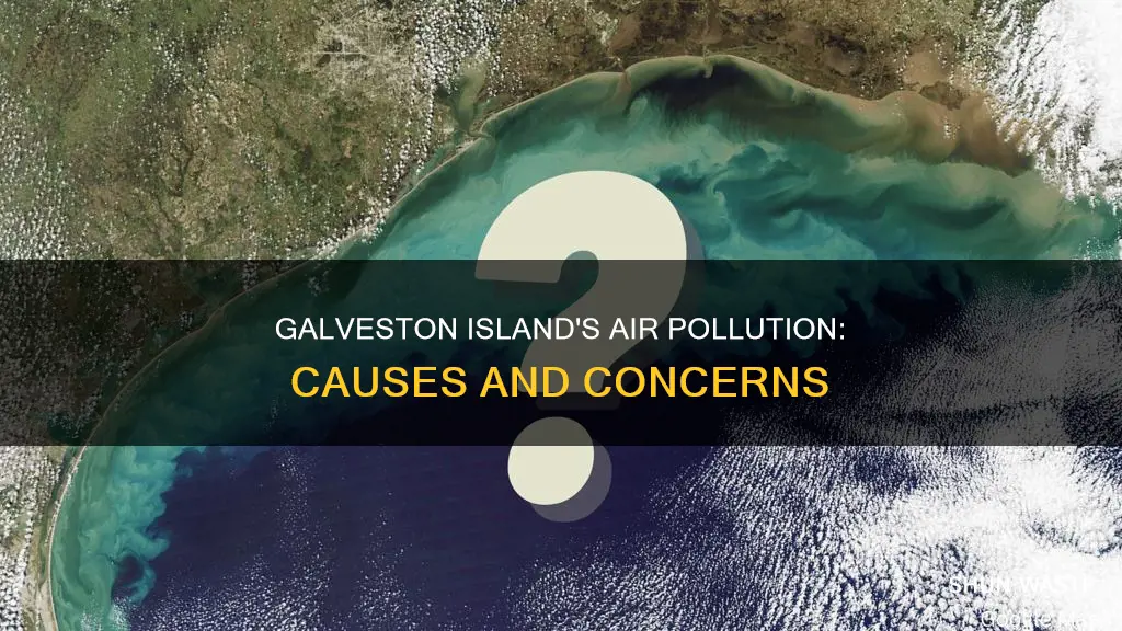 what causes air pollution on galveston island