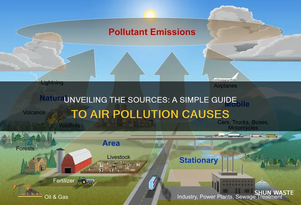 what causes air pollution simple explanation