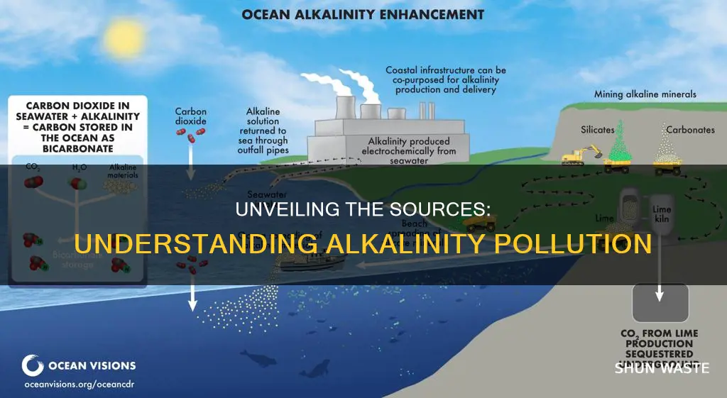 what causes alkalinity pollution