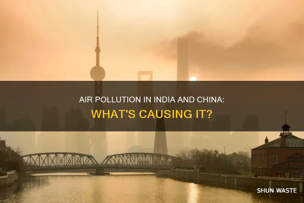 what causes indoor air pollution in india and china