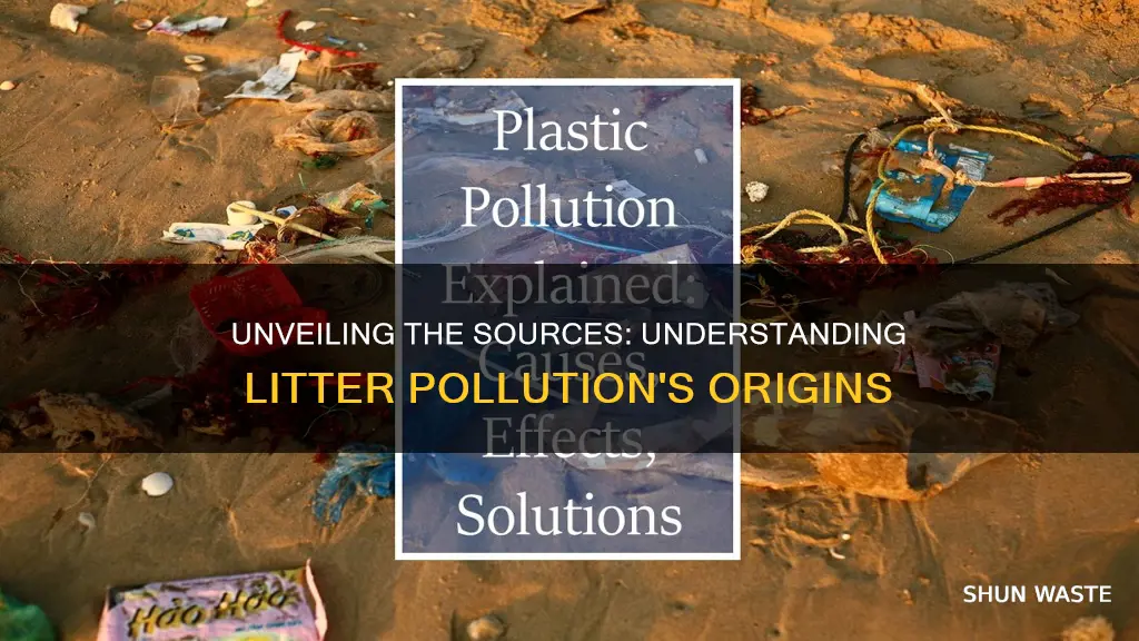 what causes litter pollution